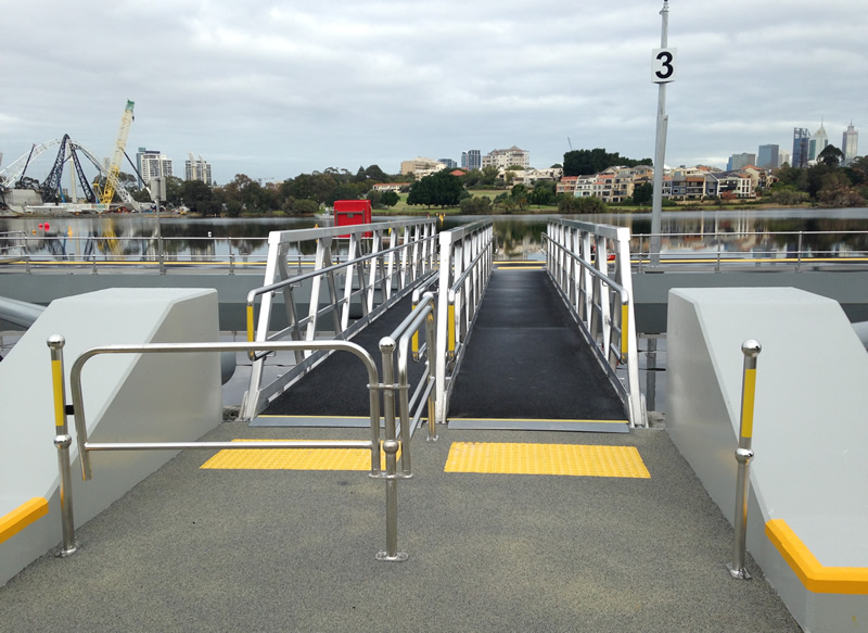 Burswood Jetty completion - boarding area