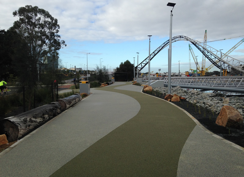 Burswood Jetty completion - pathway
