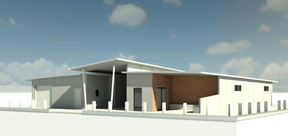 Proposed Penholder Amenities Building: Concept 3d Sketch