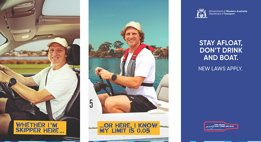 Whether you're skipper in the car or the boat, the limit is 0.05