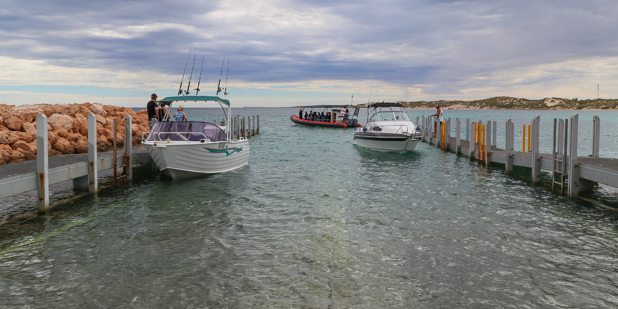 Photo of boats using the Coral Bay Maritime Facility