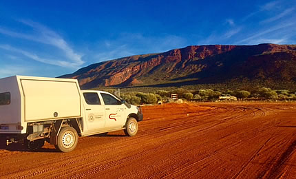 Burringurrah, Remote Services vehicle and Mount Augustus