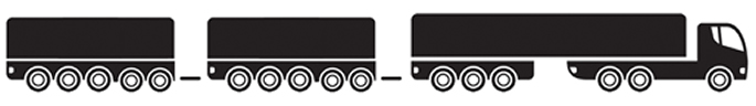 MC class vehicle truck trailer