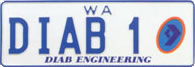Corporate plate, aluminium