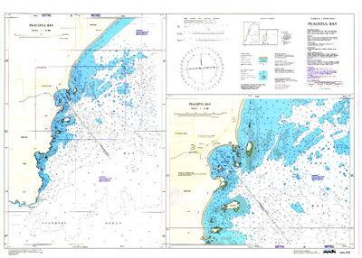 Download high resolution chart for Peaceful Bay