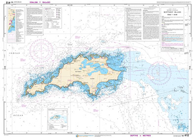Low resolution chart for Rottnest Island side A