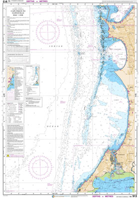 Low resolution chart for Cape Peron to Dawesville side A