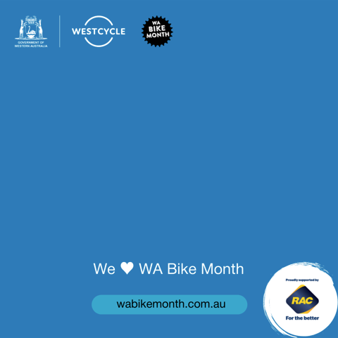 Bike Month  create your own promotion - blue