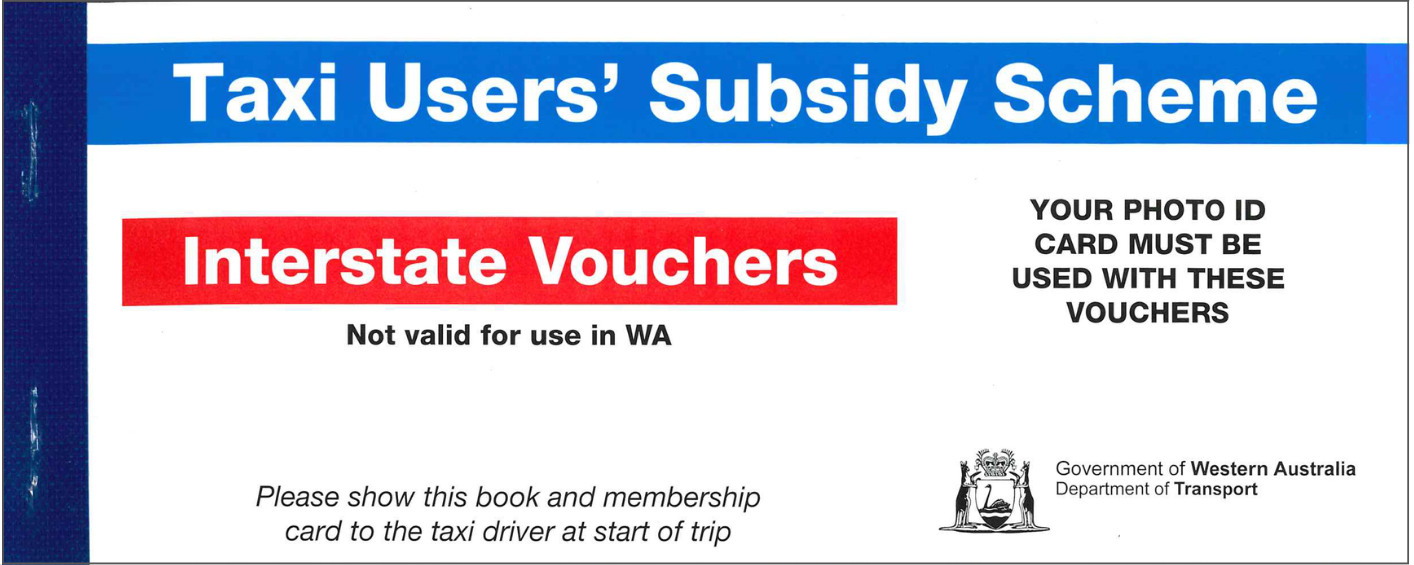 Interstate voucher book – front