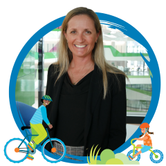 Bike Month ambassador Hayley Christian AM