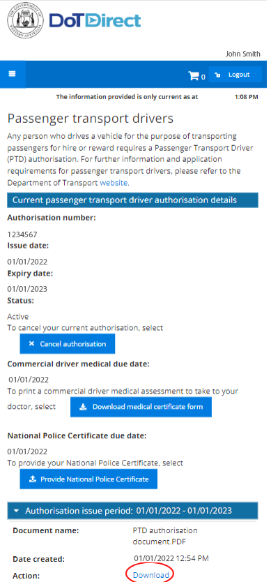 DoT Direct screenshot